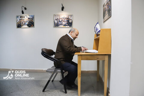 گزارش تصویری | بازدید معاون رسانه ای وزارت فرهنگ و ارشاد اسلامی از مؤسسه فرهنگی قدس