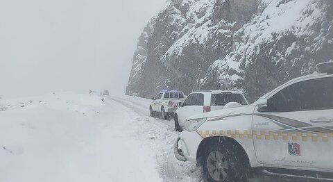 کهگیلویه و بویراحمد پس از ۳۰ ساعت بارش سنگین برف و باران