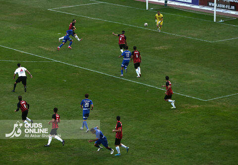 مسابقه فوتبال ابومسلم ثامن مشهد و صالحین شمیرانات تهران