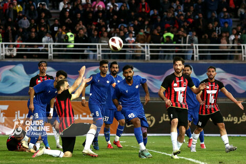 مسابقه فوتبال ابومسلم ثامن مشهد و صالحین شمیرانات تهران