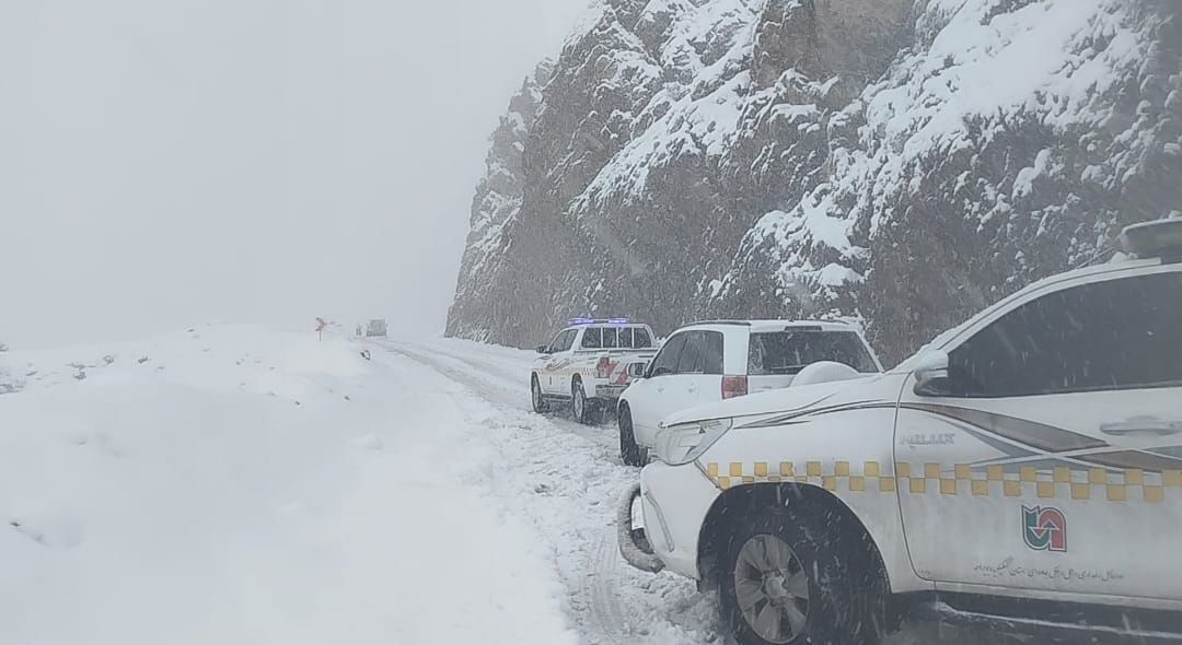 کهگیلویه و بویراحمد پس از ۳۰ ساعت بارش سنگین برف و باران