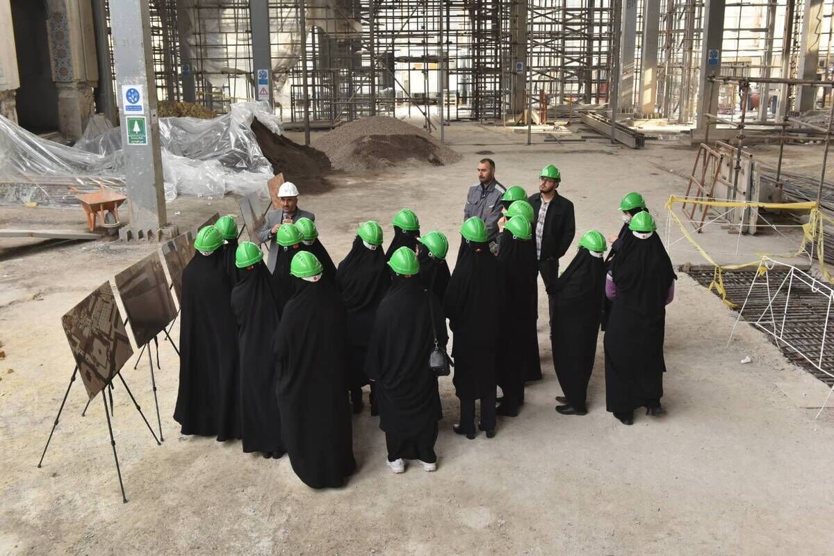 بازدید زنان شاخص استان خراسان از پروژه‌های عمرانی آستان قدس رضوی