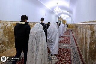 همزمان با شب و روز میلاد حضرت زهرا (س)؛ ۱۰۵۰ زوج زندگی مشترک را در جوار امام رضا (ع) آغاز کردند