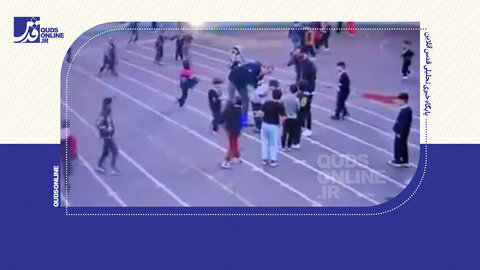 لحظه نجات جان یک دانش‌آموز توسط معلم تبریزی