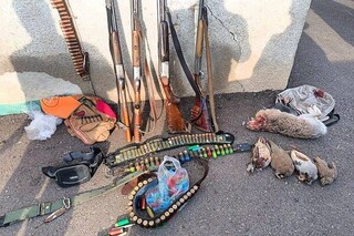 شکارچیان غیرمجاز در پارک ملی دریاچه ارومیه دستگیر شدند