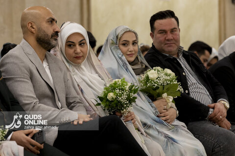 گزارش تصویری | مراسم ازدواج  900 زوج نیروهای مسلح با حضور وزیر دفاع