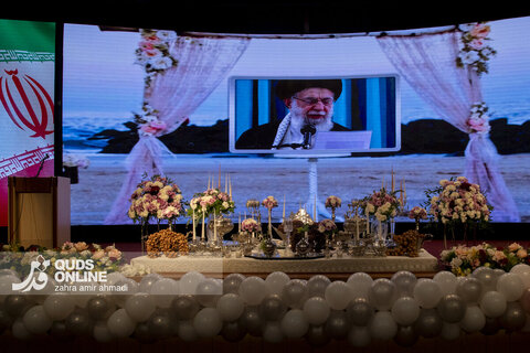 گزارش تصویری | مراسم ازدواج  900 زوج نیروهای مسلح با حضور وزیر دفاع