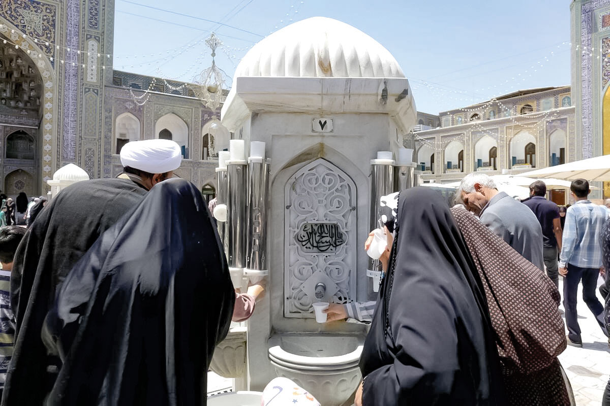 روزگار کم‌آبی و مدیریت قطره‌ها در بارگاه خورشید