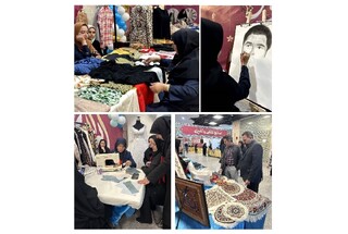 جشن خلاقیت و کارآفرینی بانوان فرهنگسراها در رویداد «ایوان هنر» حرم مطهر رضوی