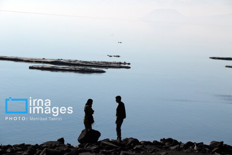 افزایش ۴۰ سانتی تراز دریاچه ارومیه