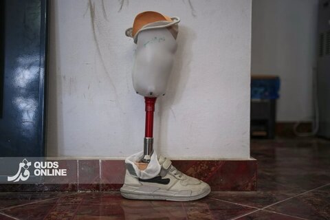 تصاویری از تلاش فلسطینیان قطع عضو شده در بمباران اسرائیل برای ادامه زندگی