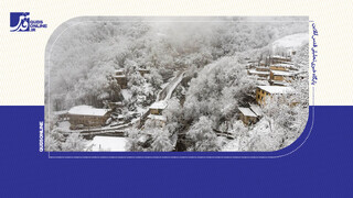 فیلم | بارش برف در ماسوله گیلان