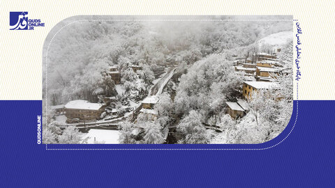 بارش برف در ماسوله گیلان