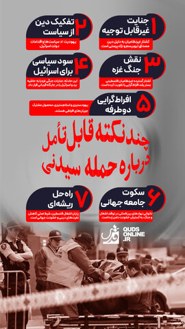 اینفوگرافیک | چند نکته قابل تأمل درباره حمله سیدنی