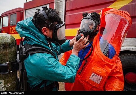 مانور تمام عیار ترکیبی زلزله و سیل در بجنورد