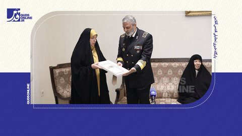 اعطای درجه سپهبدی شهید محمد باقری به خانواده ایشان