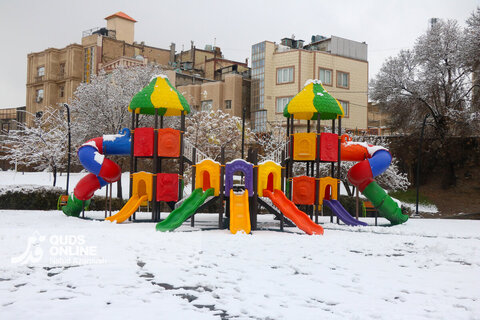 حال و هوای زمستانی و برفی مشهد