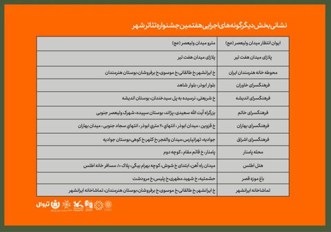 آغاز رزرو بلیت رایگان جشنواره تئاتر «شهر» و انتشار جدول اجرا