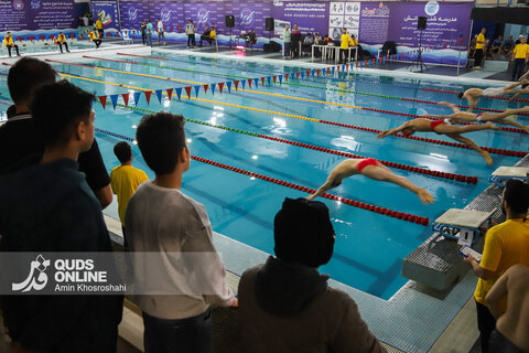 گزارش تصویری | مسابقات شنای مسافت کوتاه جام ولایت امام رضا (ع)