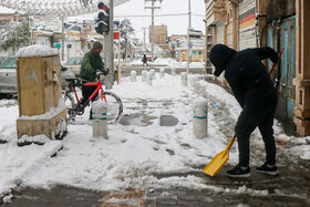 اسفراین رکورددار بارش ۳۰ سانتی‌متری برف در خراسان شمالی