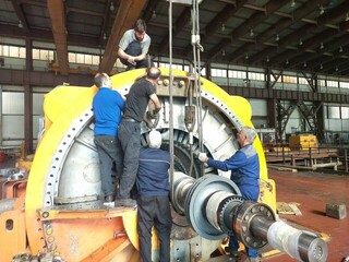 اتصال واحد اول نیروگاه بیستون به شبکه برق سراسری