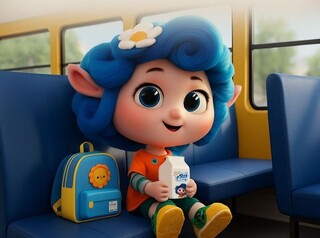 ماموریت جدید «ببعی قهرمان» در توزیع شیر مدارس