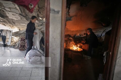 تلاش برای زندگی در ویرانه‌های غزه