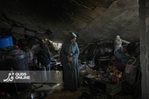 تلاش برای زندگی در ویرانه‌های غزه