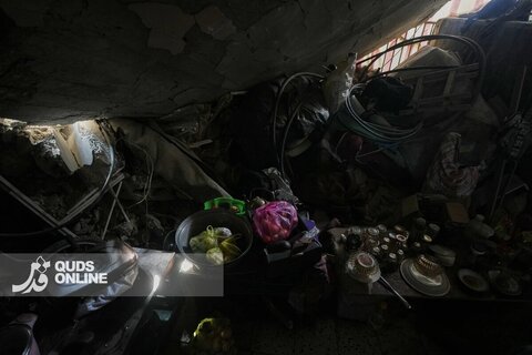 تلاش برای زندگی در ویرانه‌های غزه