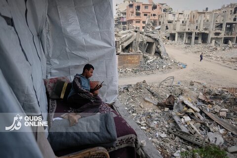 تلاش برای زندگی در ویرانه‌های غزه