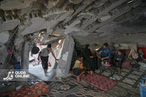 تلاش برای زندگی در ویرانه‌های غزه