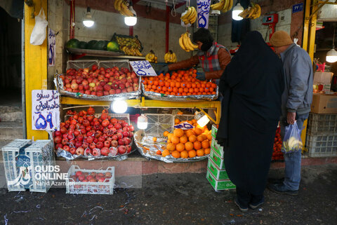 بازار شب یلدا - مشهد