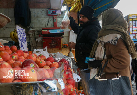 بازار شب یلدا - مشهد