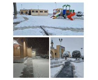 سرپناهی موقت برای آرامش زائران مانده در کولاک و یخبندان جاده‌ها