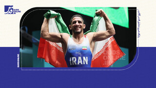 فیلم | «رحمان عموزاد» برترین کشتی‌گیر آزاد سال ٢٠٢۵ شد