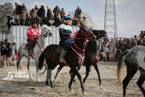 مسابقات سنتی "بُز کِشی" در کابل