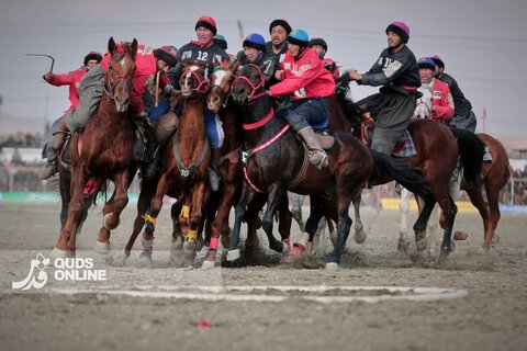مسابقات سنتی "بُز کِشی" در کابل