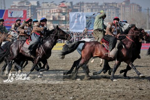 مسابقات سنتی "بُز کِشی" در کابل
