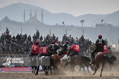 مسابقات سنتی "بُز کِشی" در کابل