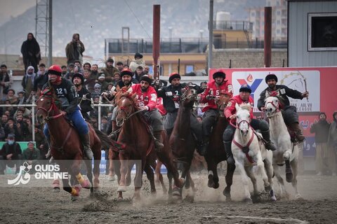 مسابقات سنتی "بُز کِشی" در کابل