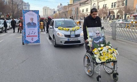 جانباز ۷۰ درصد مشهدی به برادر شهیدش پیوست