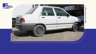 فیلم | پرایدی با ۹۶ میلیون تومان خلافی در اصفهان توقیف شد