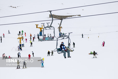 تصاویری دیدنی از افتتاح پیست اسکی توچال