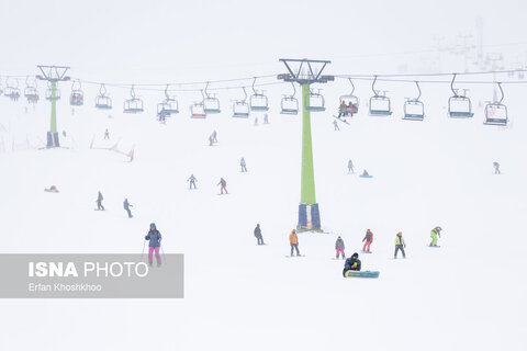تصاویری دیدنی از افتتاح پیست اسکی توچال