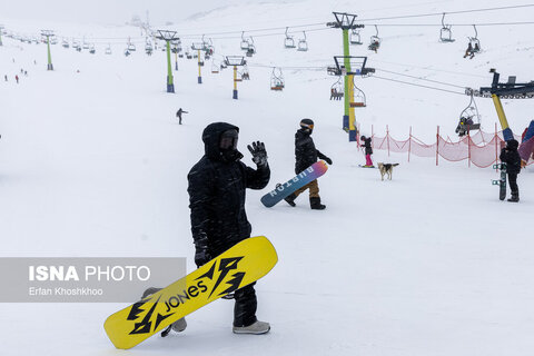 تصاویری دیدنی از افتتاح پیست اسکی توچال