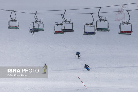 تصاویری دیدنی از افتتاح پیست اسکی توچال
