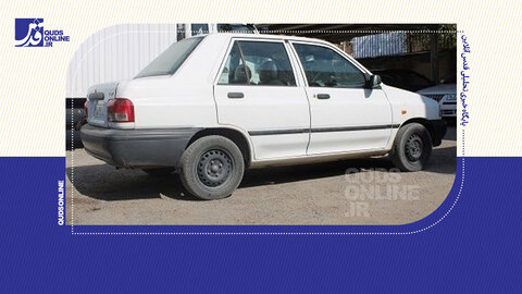 پرایدی با ۹۶ میلیون تومان خلافی در اصفهان توقیف شد