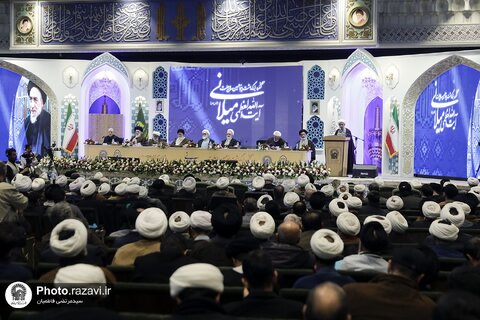 آیین افتتاحیه کنگره بزرگداشت پنجاهمین سال رحلت آیت‌الله میلانی در مشهد