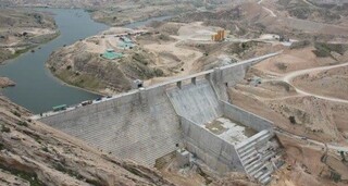 بیش از ۳۰ درصد مخزن سد باغان آبگیری شد