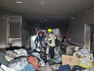 ۱ کشته و ۹ مصدوم در حریق منزل مسکونی